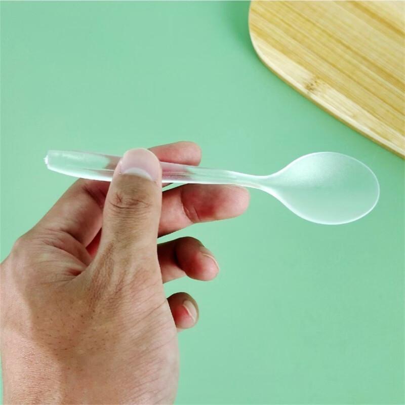 Abay Disposable Plastic Spoons
