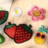 Duoku Strawberry Embroidery Patch - Clothing Accessories Badge