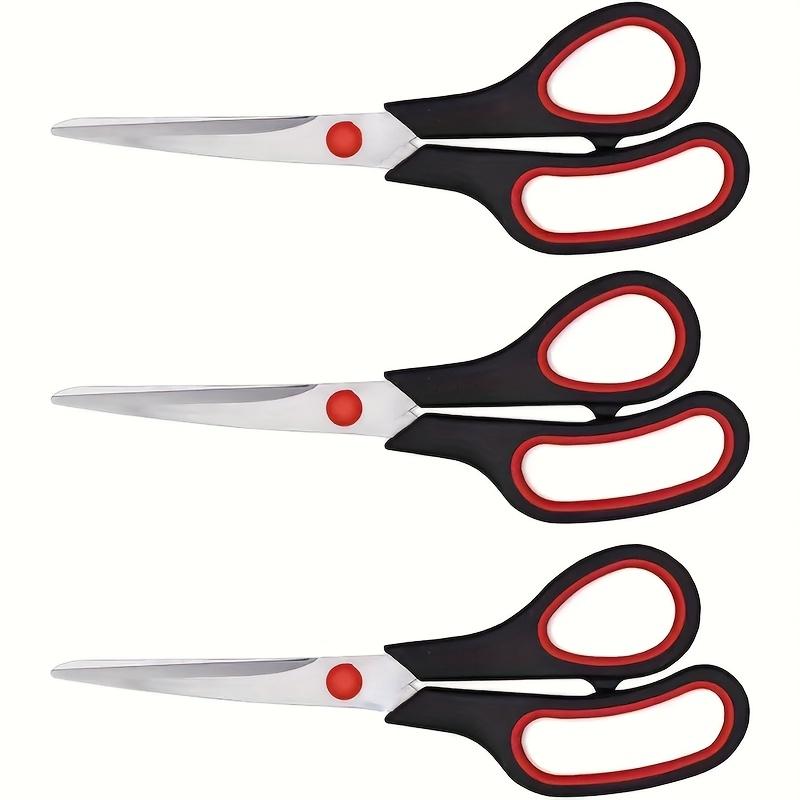 3pcs Stainless Steel Scissors Student Stationery Scissor Household Multi Functional Office Tailor Scissors Hand Cutting New