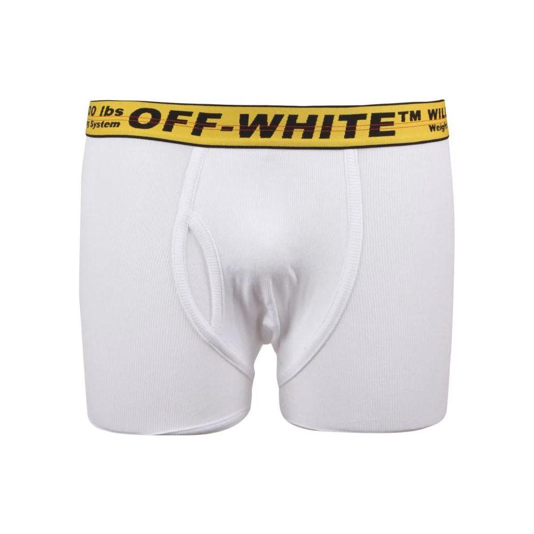 

Off-White Классические промышленные трусы-боксеры Tripack белые/желтые мужские трусы OMUA001C99FAB0030118 S
