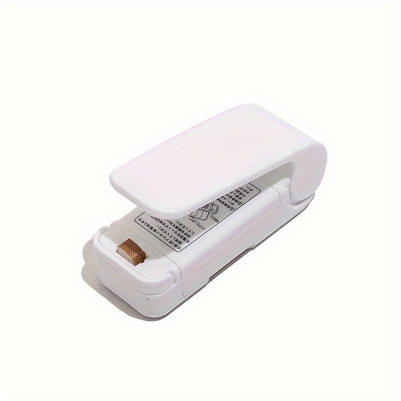 

Портативный термосварщик для пакетов, пластиковый пакет для хранения пакетов, мини-машина для запечатывания закусок, удобная наклейка-герметик для пищевых закусок, гаджеты белый