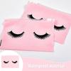 50 Stück/Set Wimpern-Nachpflegebeutel Wiederverwendbare Plastik-Make-up-Taschen Toiletten-Reiseaufbewahrungstasche Eva-Make-up-Beutel Kosmetik mit Reißverschluss
