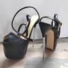 Luxury Women's Sandals 19cm Super Metal High Heels Summer Shoes Platform Sexy Strap Heeled Dance Stripper Fetish Shoes Ladies