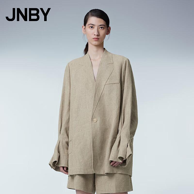 JNBY ESG Linen Blend Loose Fit Blazer