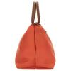 Longchamp Le Pliage Origina 30 Short Handle Snap Zipper Closure PU Canvas With Leather Trim Dumpling Tote Bag Medium Women tote bags Orange 1623089P85