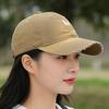 Edged letter embroidered baseball cap for men and women, spring and summer outdoor travel, small peaked cap, sun protection cap