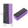Purple Nail Buffer Block for Polishing and Shaping Nails