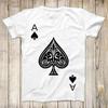Ace Of Spades Tee Gambling Poker Design Super Lucky Card Best Gift Top Cool Unisex T-Shirt 2666