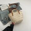 Sommer Strandtasche handgemachte Boho Stroh Designer Schulter Crossbody Urlaubstasche