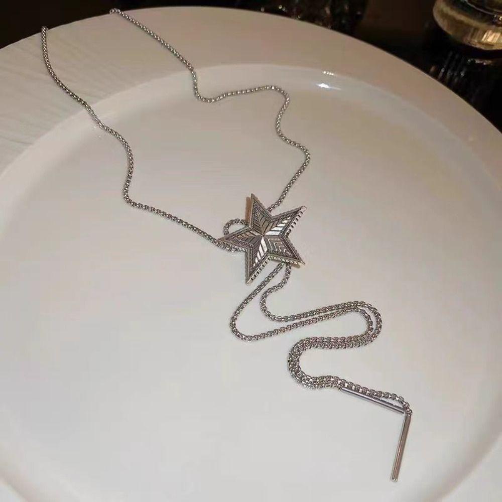 Flower Butterfly Necklace Sweet Women's Choker Adjustable Y2K Tassel Necklace  Gifts