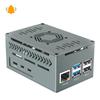 Aluminum Enclosure Box For RPI 5 Board Case With Quiet Efficient Fan and Heatsinks Enhances Performances