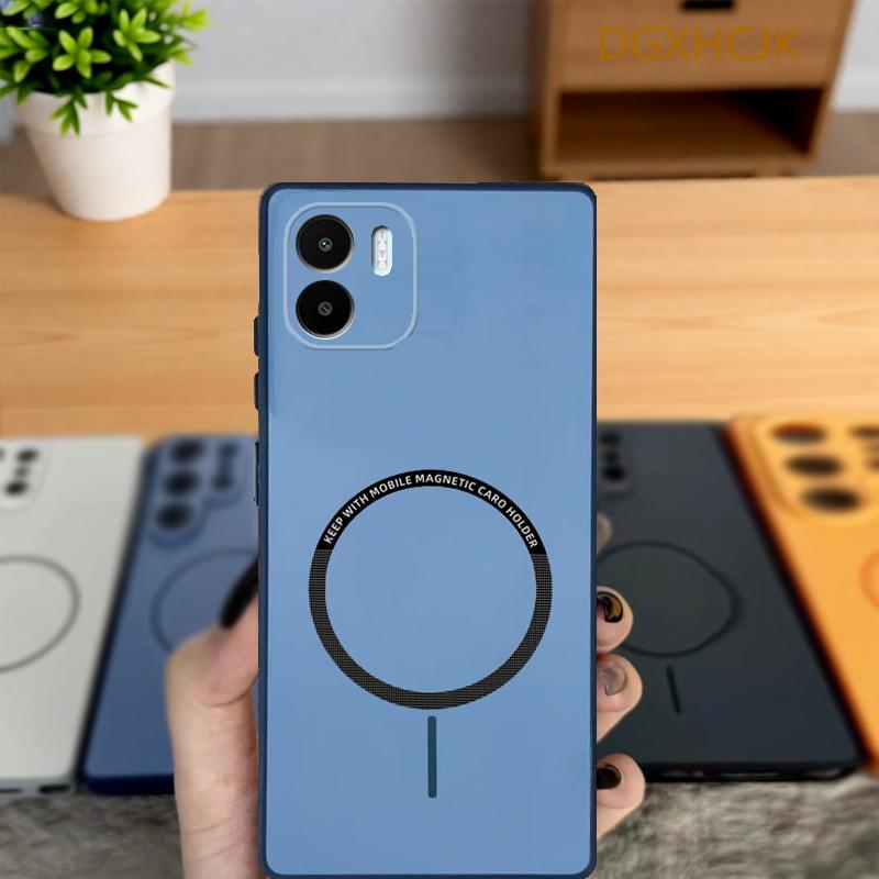 For Xiaomi Redmi A1 Case Xiaomi Redmi A2 Phone Case Xiaomi Redmi A1 Cover Color magnetic hard Silicone back cover Redmi A1