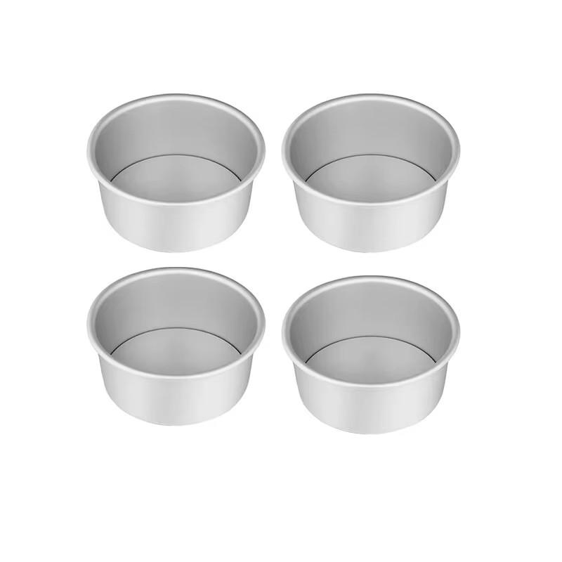 4/6/8/10/12inch Fixed Base Round Cake Pan Aluminum DIY Cakes Pastry Mould Cheesecake Mould Nonstick Cake Tin Kitchen Tools