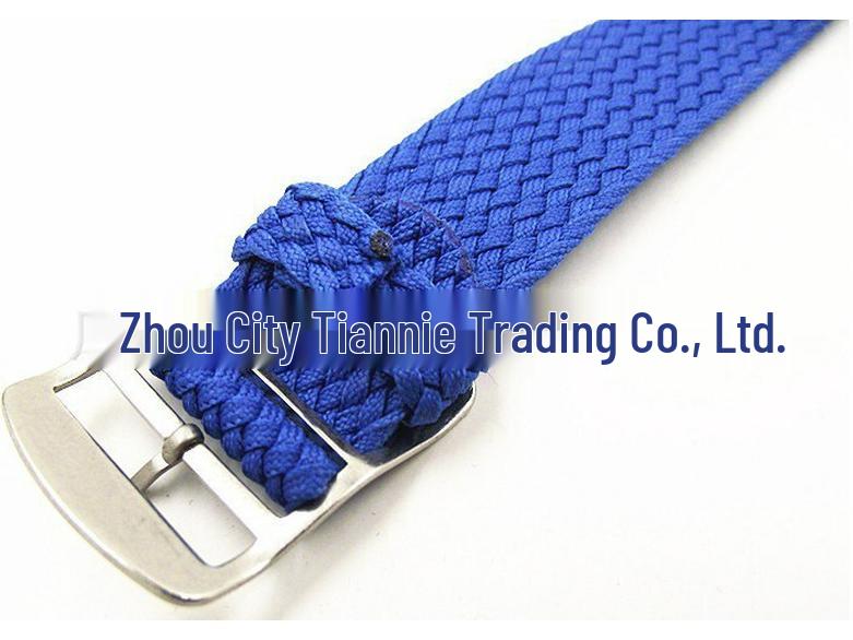 Belen High-End Soft Woven Nylon Watch Strap, One-piece 20mm/22mm Perlon for Submariner