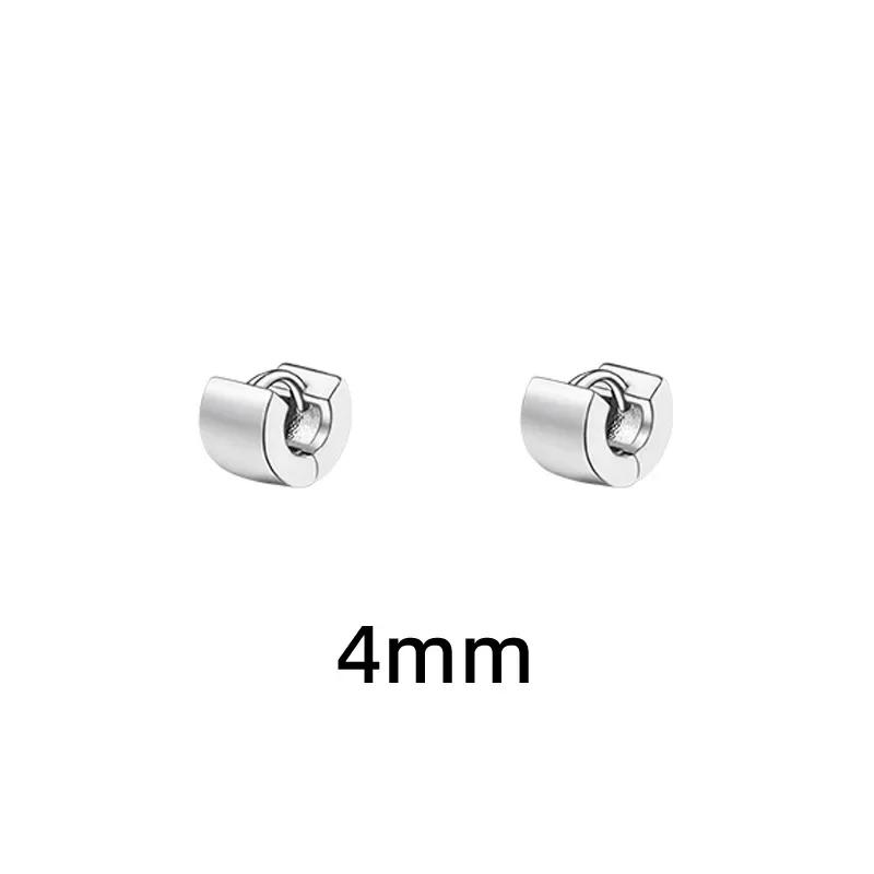 

Real 925 Silver Wide Smooth Surface Round Hoop Earring for Women Classic Fine Jewelry Minimalist Accessories