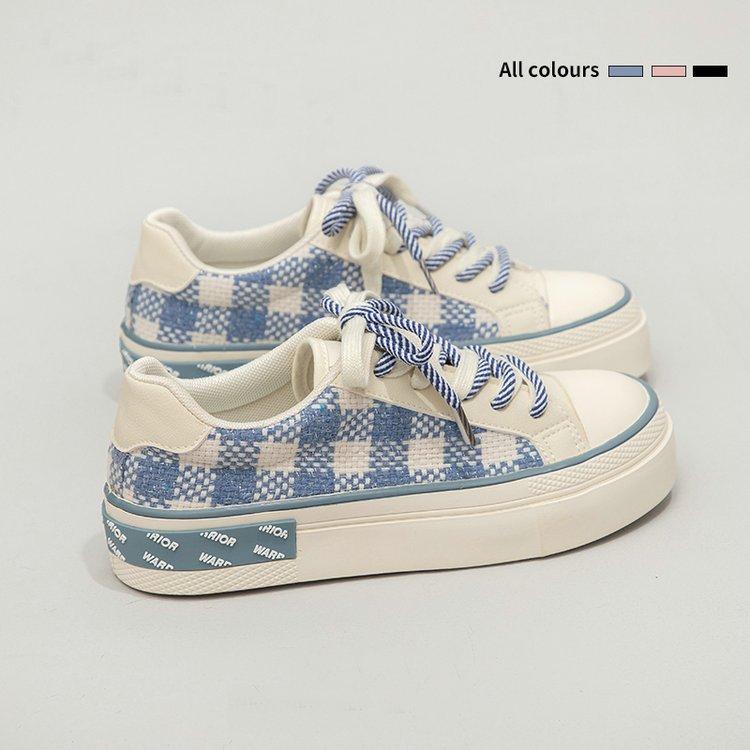 Canvas shoes spring breathable new platform cute casual shoes sports board shoes