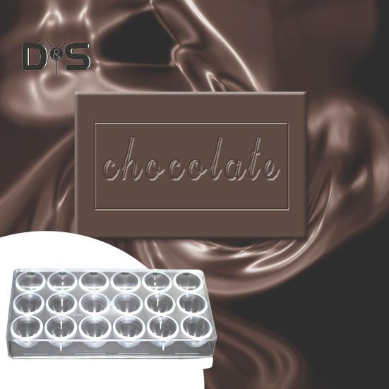 Super Wind Schokoladenform, 3D-Schokoladenform aus transparentem Polycarbonat, leicht zu lösen, zum Backen