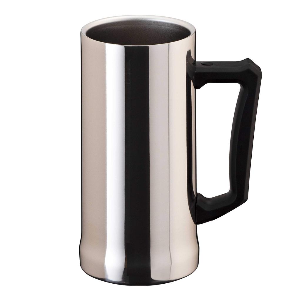 Atlas Vacuum Insulated Beer Stainless Steel Large Capacity 800ml Mug, Highball, Tumbler, (ASJ-802MR)