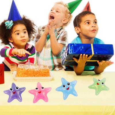 Starfish Squeeze Toy Cozy Touch Soft Rebound Shine Sequins Mini Cute Pinch Toy Relieve Stress TPR Creative Squishes Decompression Toy Party Favor