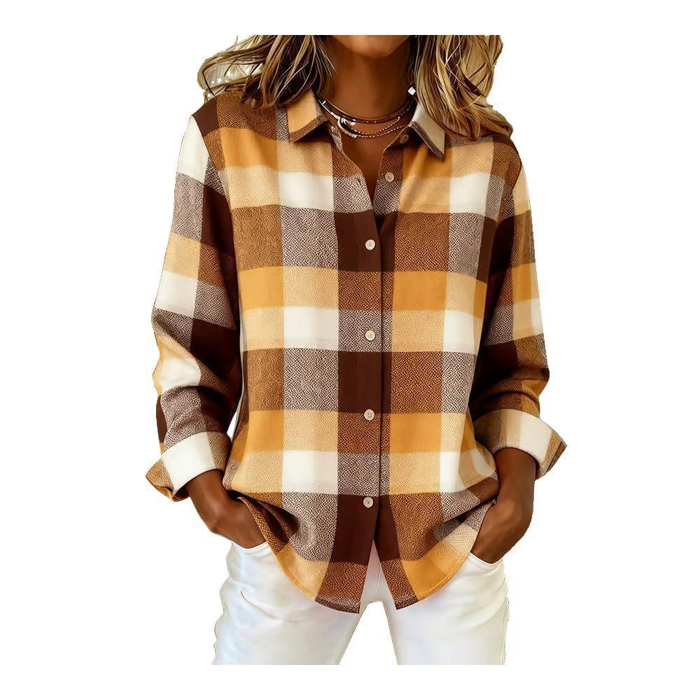 2025 TEMU 3D Print Women's Autumn Shirt - Trendy European & American Style