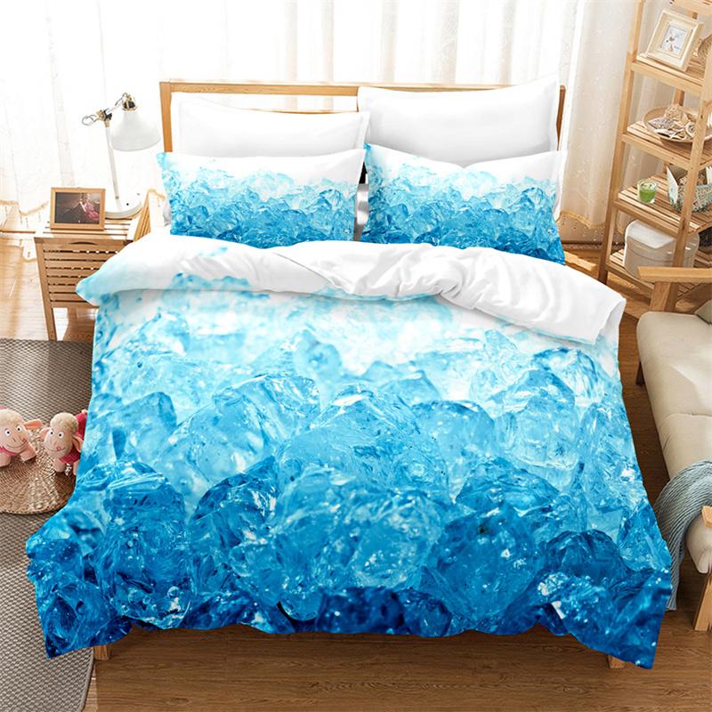 Ice Cake Bedding Set Beach Starfish Duvet Cover Boys Girls Duvet Cover Bedroom Gorgeous Bedding King/Queen Duvet Cover Set