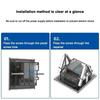Concealed Junction Box Repair Kit 10 Pieces Electrical Outlet Fixing Device 86/118 Type Fixer Maintenance For Mechanics Projects