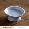 Elegant Ceramic High-Footed Fruit and Pastry Display Plate