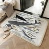 Soft Absorbent Non-Slip Rug Animal Ocean Animals Floor Mat Home Decor Doormat Bedroom Floor Mat Shower Carpet