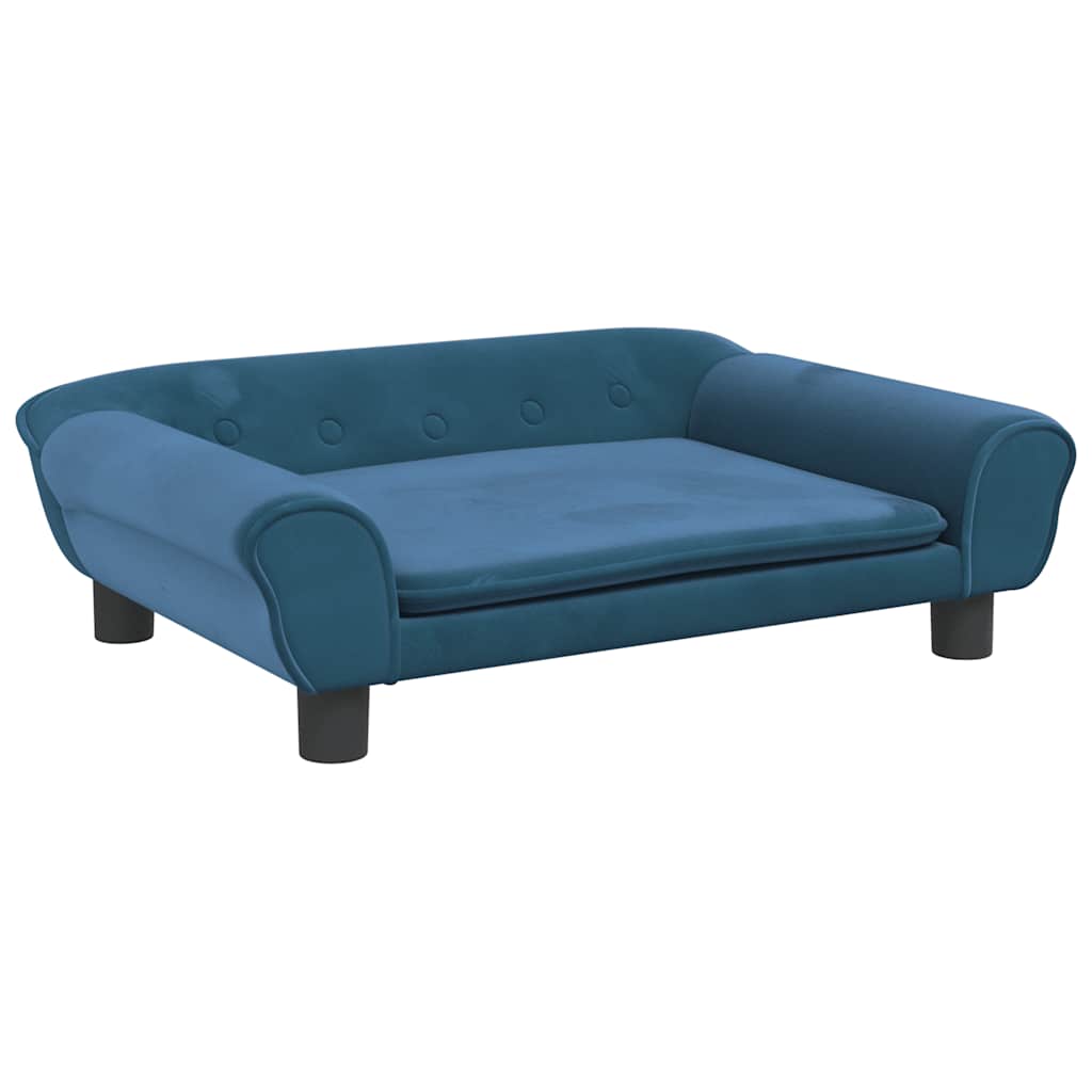 Vidaxl Children's Sofa, Blue, 70X45X26 Cm, Velvet