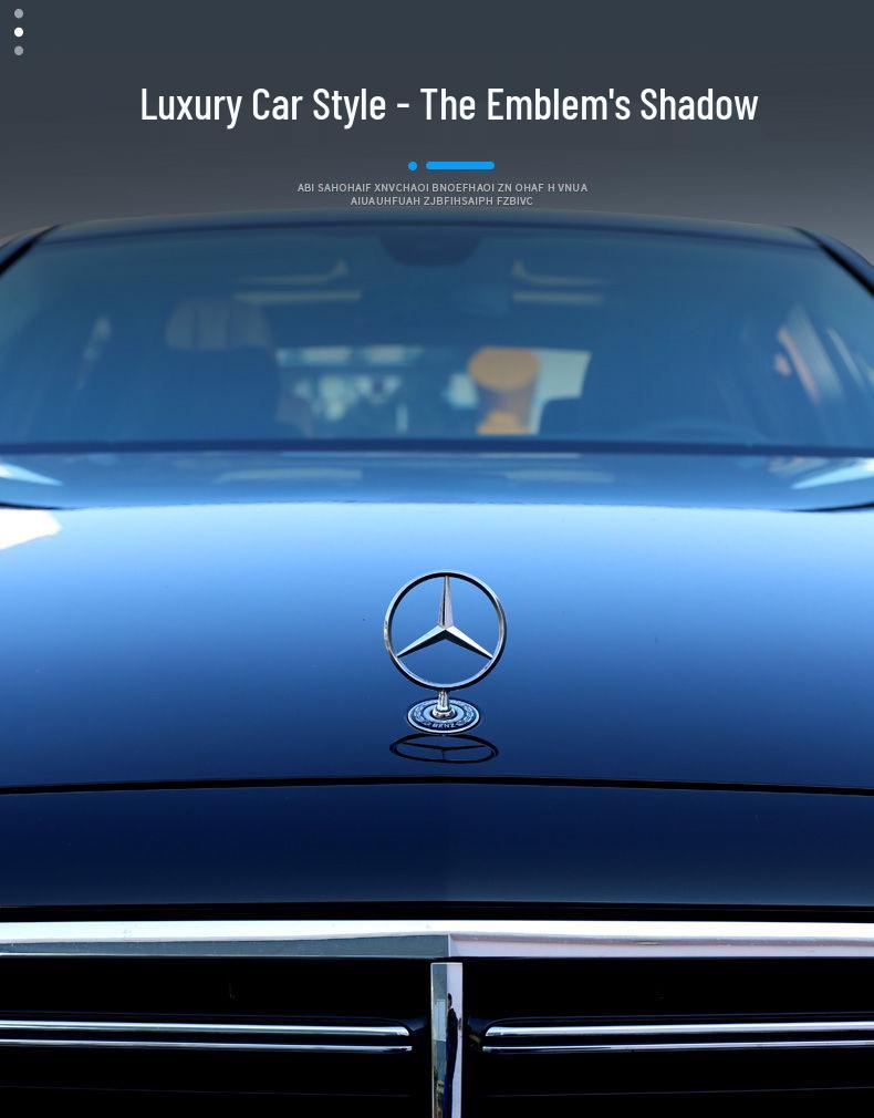 Emblema de Coche para Capó y Cola de Mercedes-Benz Clase S y GLS450 Maybach