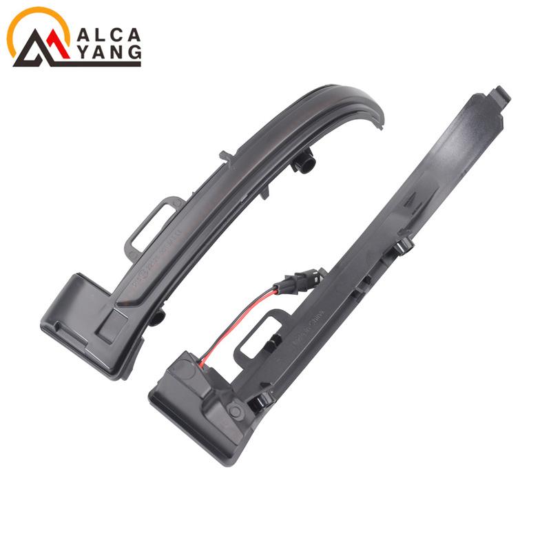 For Peugeot 308 Light 2013- No Error 2PCS LED Dynamic Side Mirror Blinker Lights Sequential Flowing Turn Signal Lamps