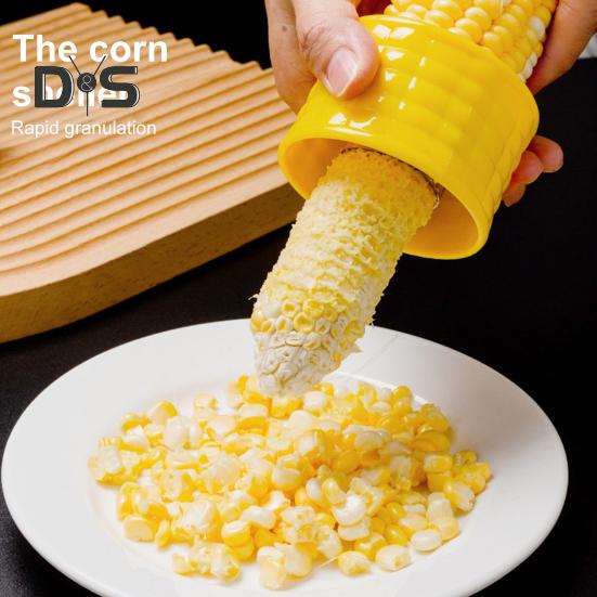 

Кукурузоочиститель из нержавеющей стали, инструмент для легкого поворота кукурузной шелухи для легкого удаления зерен, прочный кухонный гаджет