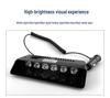 High-Power 12-LED Car Windshield Strobe Warning Light with Suction Cup
