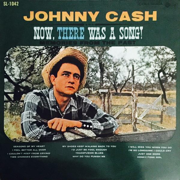 LP Record JOHNNY CASH Now There Was A Song SL1042 COLUMBIA 1961 Japan CountryFolk Used