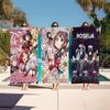 Anime BanG Dream Anime Beach Swimming Towel Soft Absorbent Washcloth Children's Gifts For Kids Travel Camping Gym