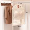 with Hanger Foldable Clothing Hanging Bag Large Capacity Net Bag  Wardrobe Organizer