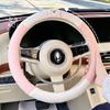 Cartoon Pattern Lamb Fleece Warm Non Slip Universal Car Steering Wheel Cover