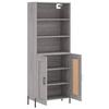 Buffet haut - Sonoma - Gris Sonoma - Bois d'ingénierie - 69,5×34×180 cm