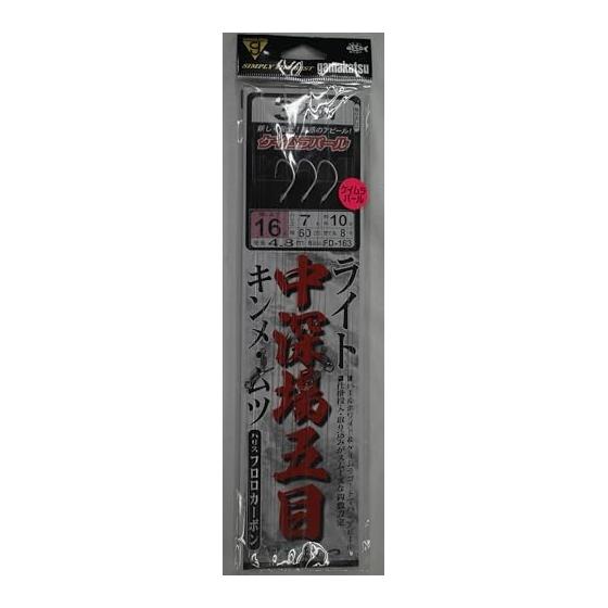 Устройство Gamakatsu Light Medium Deep Gomoku (3 куска) FD163#16-7.