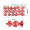 6pcs Christmas Candy Pendant Xmas Tree Hanging Ornaments Christmas Decorations For Home 2025 Navidad Noel New Year Kids Gift