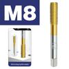 Baiste Titanium Spiral Taps Set: Cobalt-Plated M3-M12