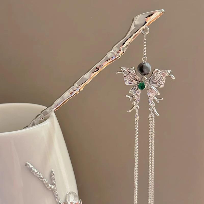 

Fashionable Chinese Style Irregular Butterfly Hairpin Hair Needle Jewelry Daily Party Wear Women s Romantic Hairpin Accessories