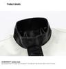 American Style PU Leather Men's Retro Motorcycle Jacket - Stand Collar, Color Block, Spring/Autumn Coat