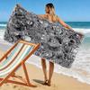 Attack Titan Print Beach Towel, Large Soft Quick Dry Towel for Beach Camping Swimming