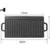 ZISIZ Double-Sided Rectangular Grill Pan