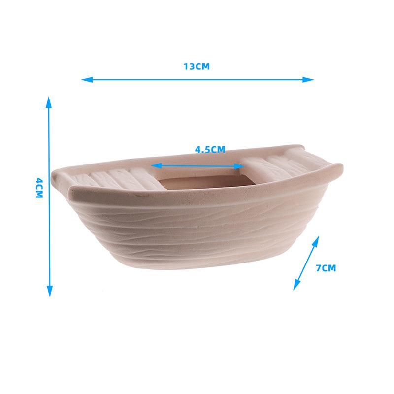 Creative Clay Aquarium Decoration Cartoon Ceramics Fish Tank Landscaping Special-Shaped Fish Prawn Shelter Spawning Tank
