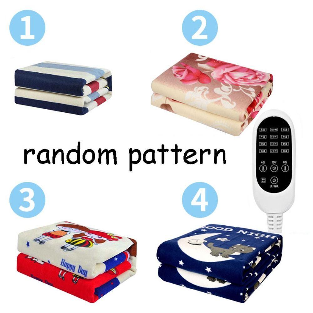 Safe for Single/Double Thermostat Bed Appliance Heated Blanket Winter Supplies Electric Blanket