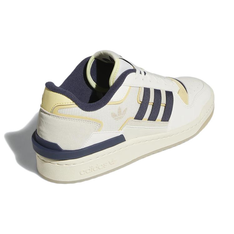 Adidas Forum Exhibit Off White Shadow Navy Unisex Sneakers Cream Chalk-White GX4121