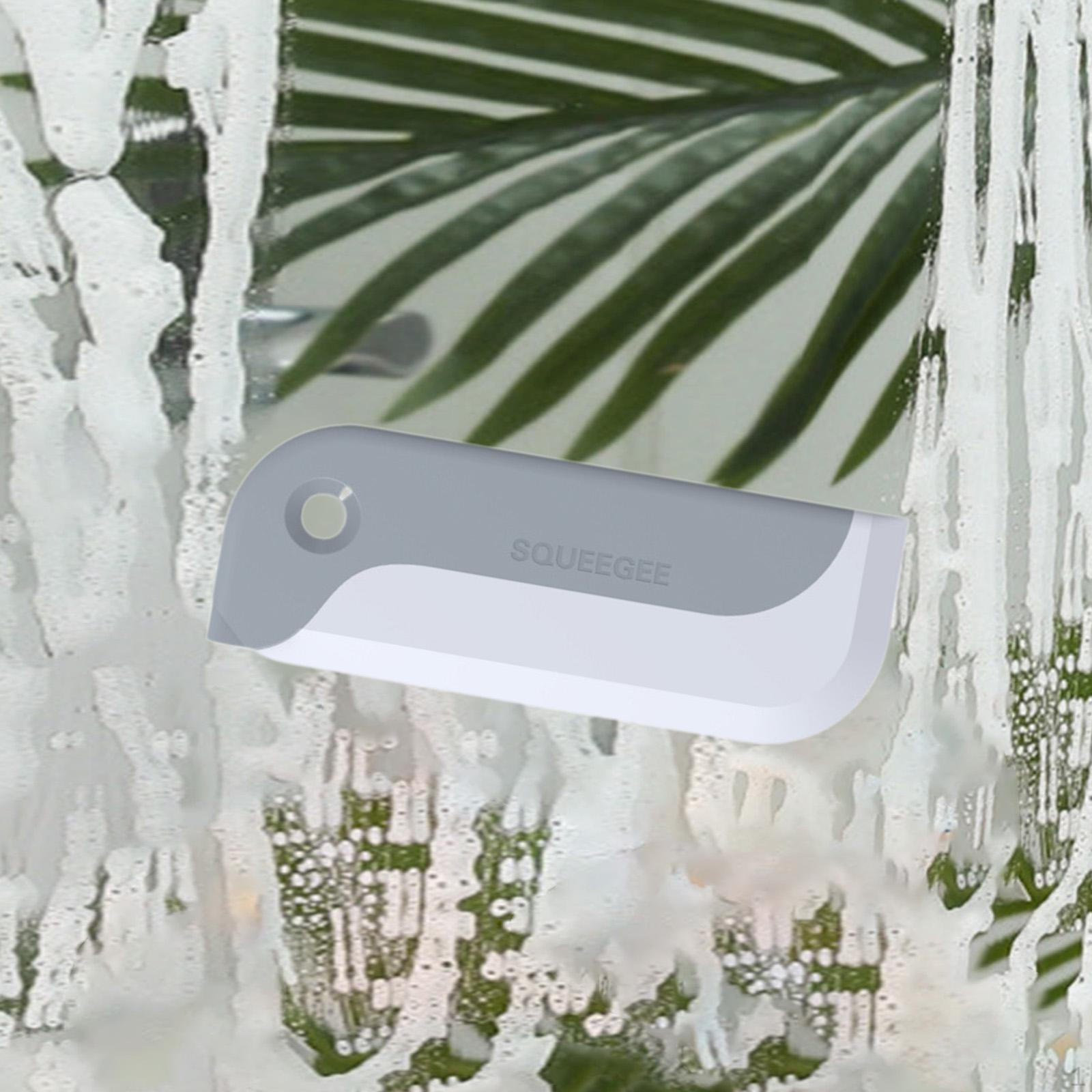 

Car Window Wiper Glass Windshield Scrubber Cleaning up Dish Residue Small Squeegee Mirror Washing серый