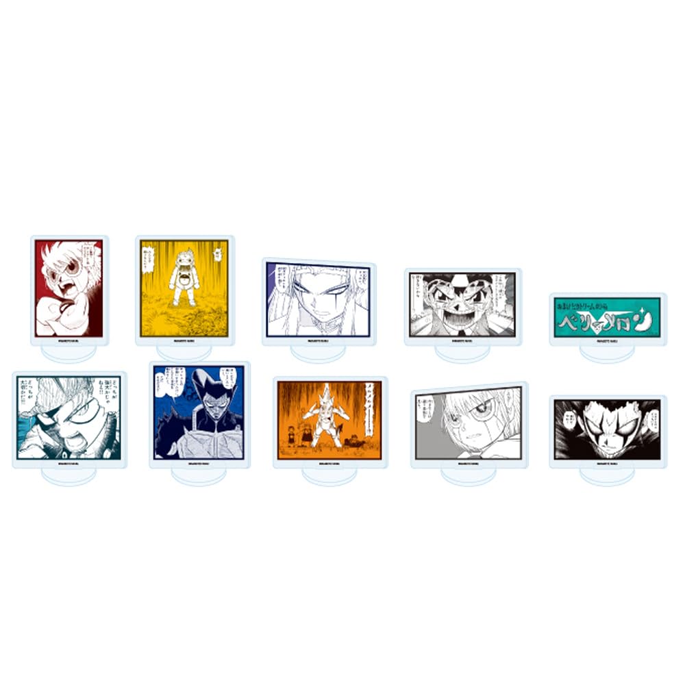 Konjiki no Gash Полное издание 03 [Официальные иллюстрации] Акриловый Мини-Подставка Полный Набор Коробка из 10 Штук